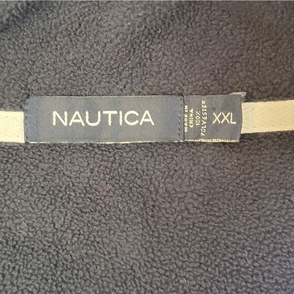 Plus Size Nautica Men's Fleece Jacket - Picture 3 of 5